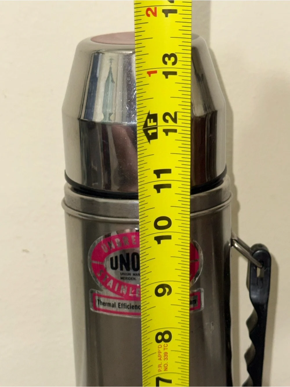 Uno Vac stainless steel thermal Vintage
